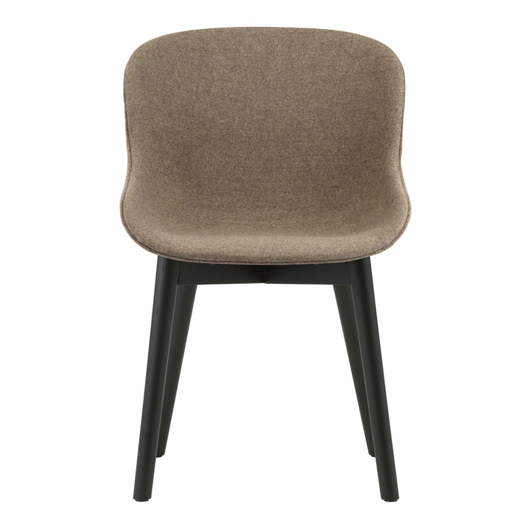 Stylish Hyg Side Chair with Wood Base & Full Upholstery - Perfect for Dining Room, Kitchen, or Home Office Seating