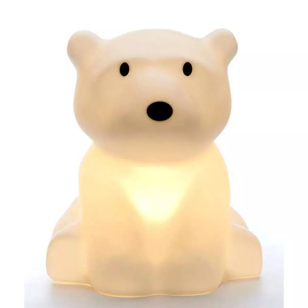 Nanuk the Polar Bear LED Night Light - Cute & Energy-Efficient Nursery Lamp for Kids' Bedroom, Baby Room Decor | Perfect for Nighttime Feeding, Bedtime Stories & Creating Soothing Ambiance