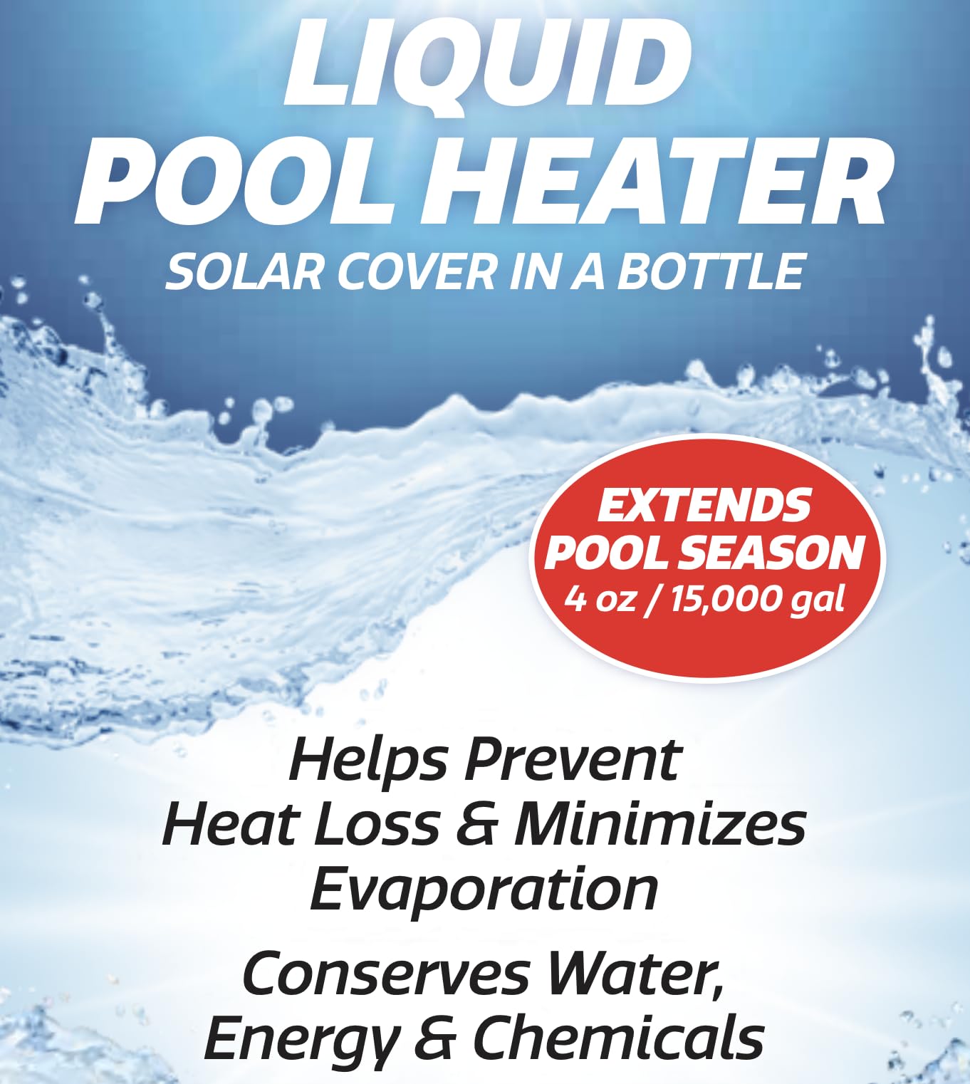 SpaChoice Solar Pool Heater for Pools, 1-Quart, 4-Pack - Efficient Heating Solution for Above Ground and Inground Pools