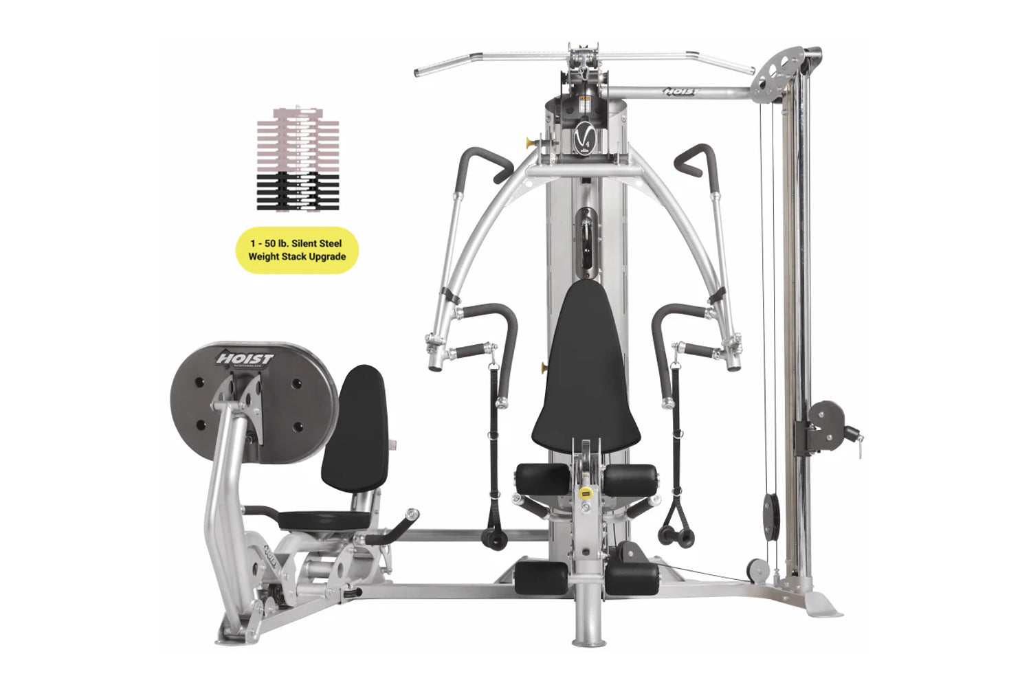 Hoist V4 Elite Home Gym System - Full Body Workout Equipment for Strength Training & Fitness - Perfect for Home Gym, Garage, or Small Spaces (Summer Sale)