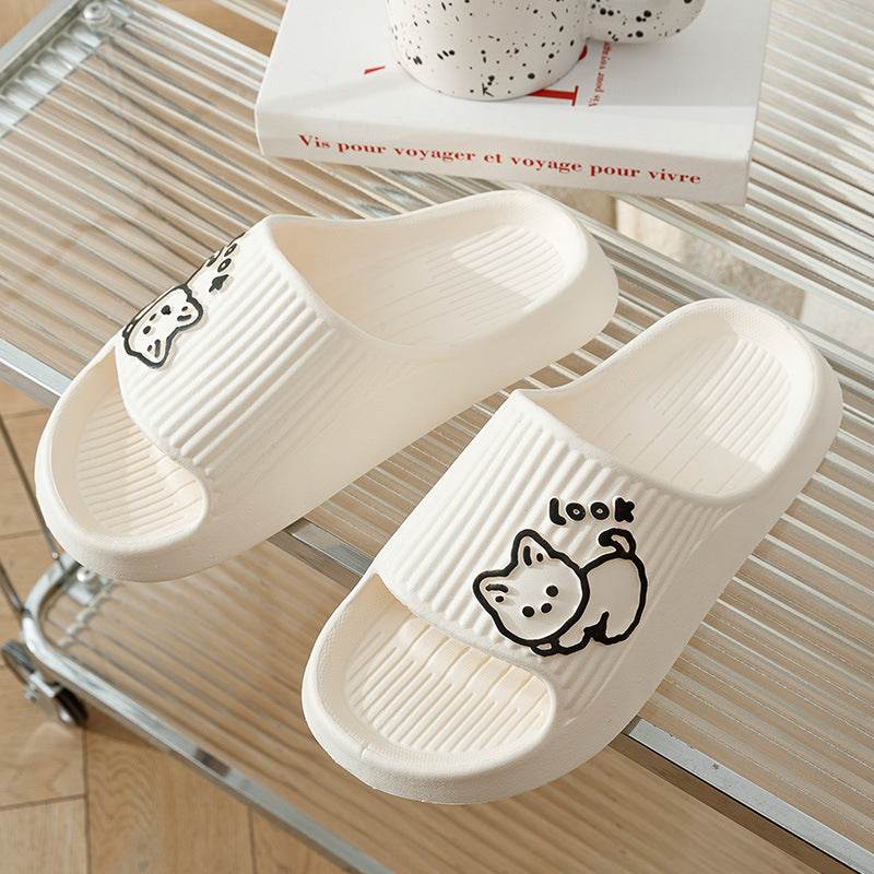 Cute Cat Slippers for Women - Soft Plush Fuzzy House Shoes with Non-Slip Sole - Perfect for Home, Lounge, and Indoor Comfort