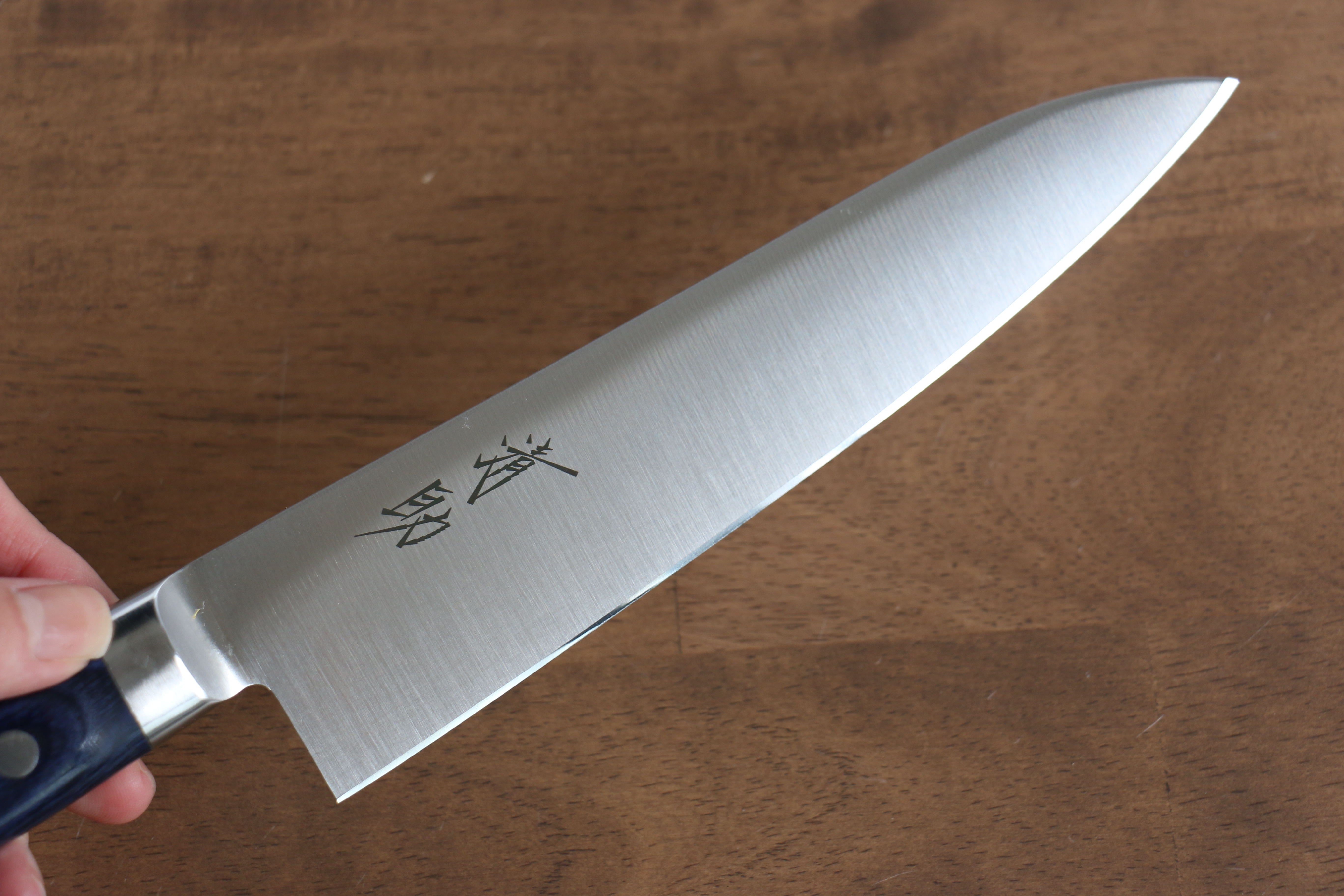 Premium Seisuke Seiten Molybdenum Gyuto Knife 180mm - Japanese Chef's Knife with Blue Pakka Wood Handle - Perfect for Sushi, Meat Cutting & Professional Kitchen Use