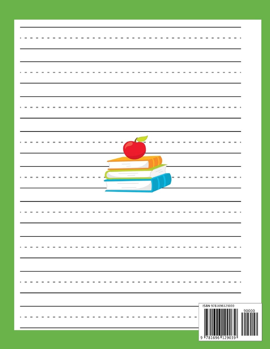 Handwriting Practice Paper for Kids - Kindergarten & Preschool Writing Notebook with Dotted Lines | 100 Pages | Perfect for Letter Tracing, Alphabet Learning & Early Writing Skills Development