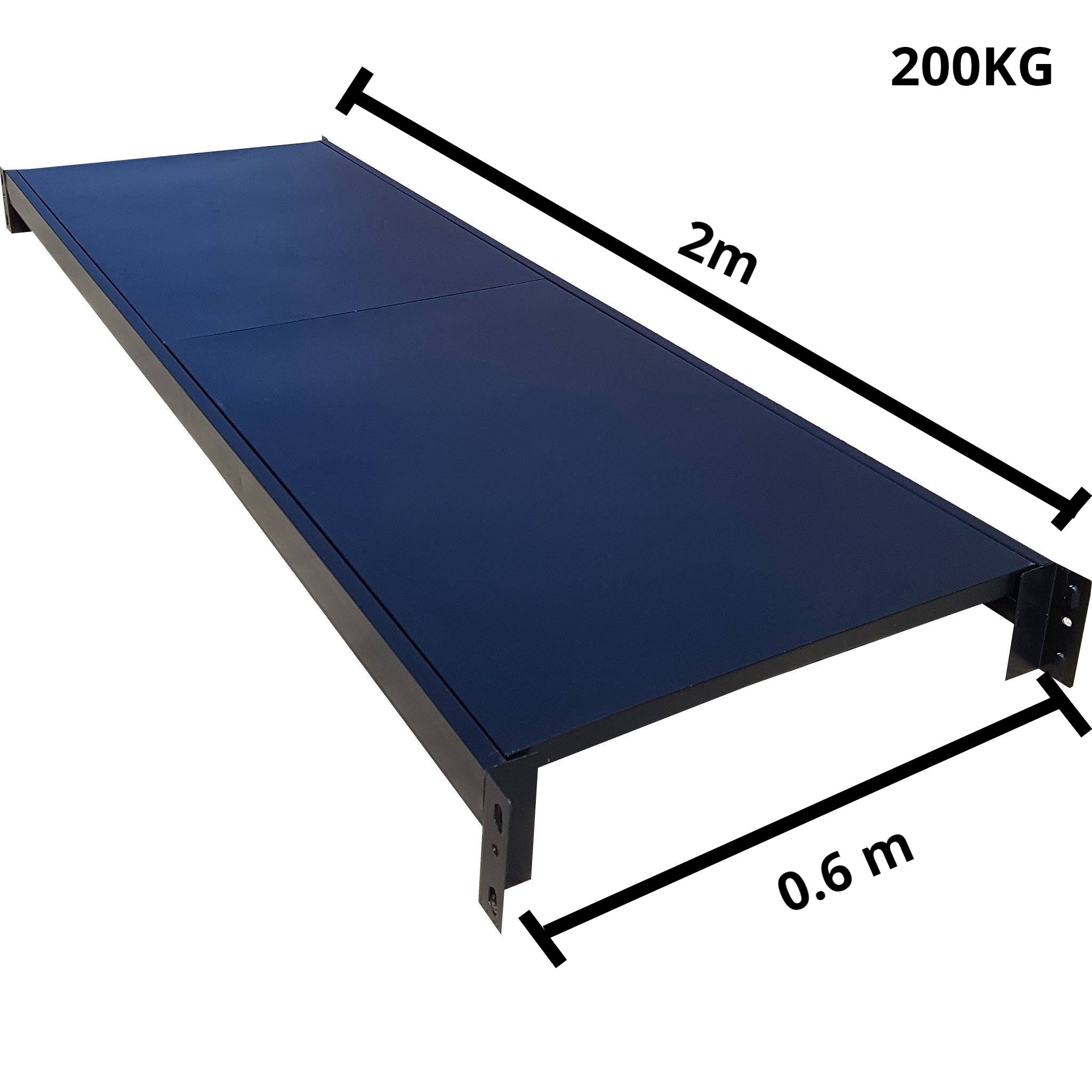 Extra Shelf for 2m Wide x 0.6m Deep Shelving Unit - Heavy Duty Storage Rack Organizer for Garage, Warehouse & Retail Store Display