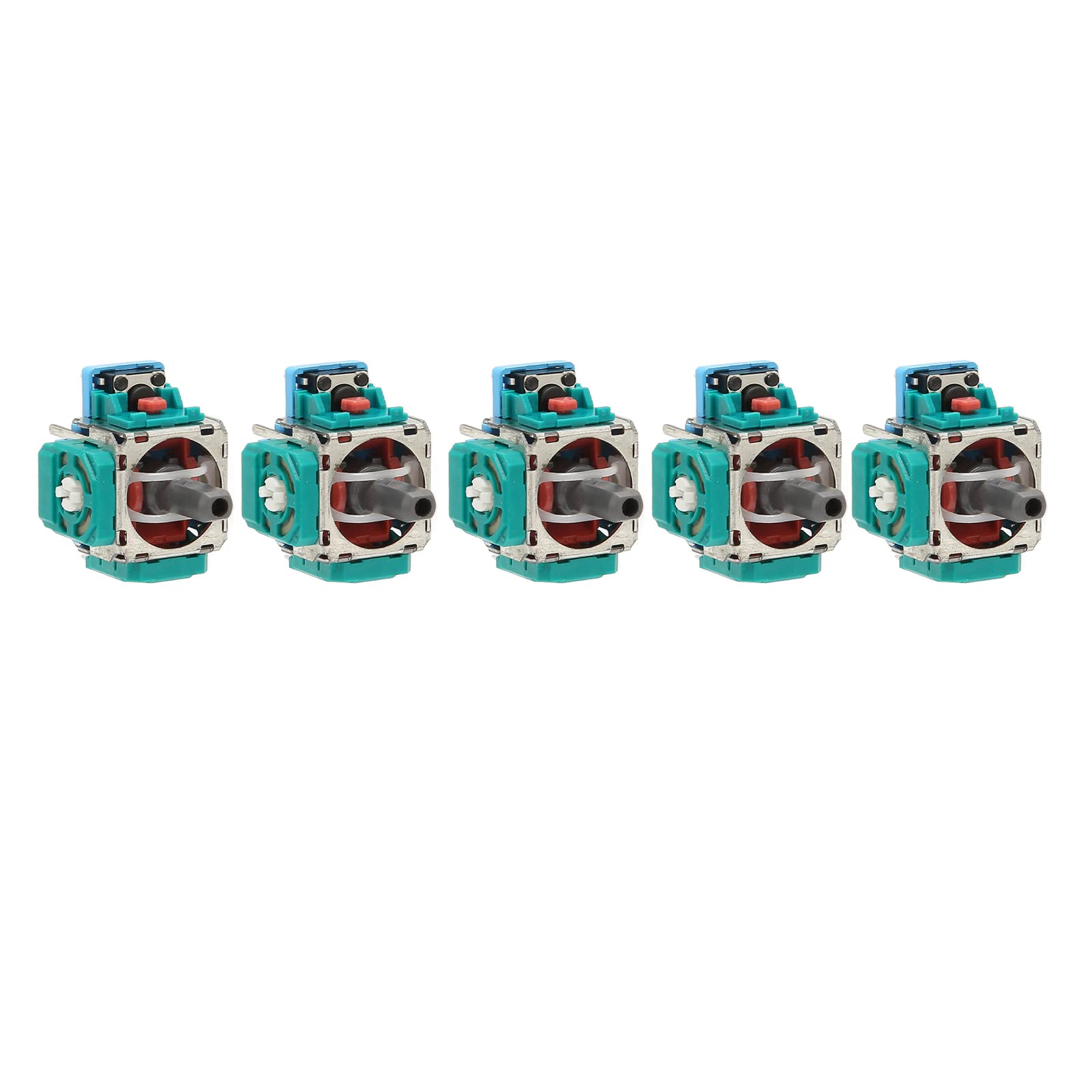 5-Pack PS5 Controller Joystick Replacement, 3D Analog Thumbsticks for PS5 Controller Module - Perfect for Gaming, Repair & DIY Upgrades