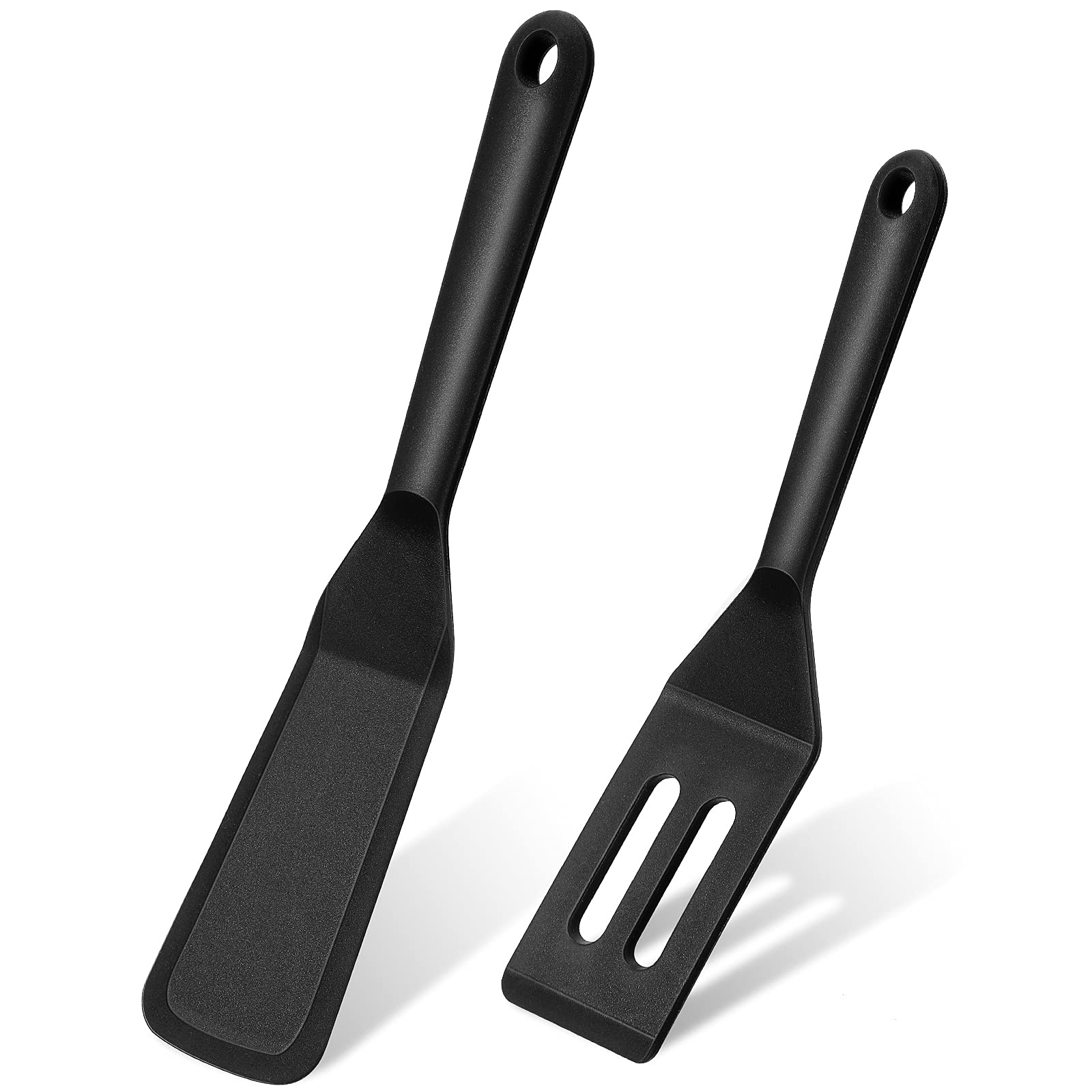 2-Piece Mini Silicone Brownie Spatula Set - Red Kitchen Utensil for Cutting, Serving & Flipping Brownies, Cookies, Eggs - Perfect for Baking, Cooking & Dessert Presentation