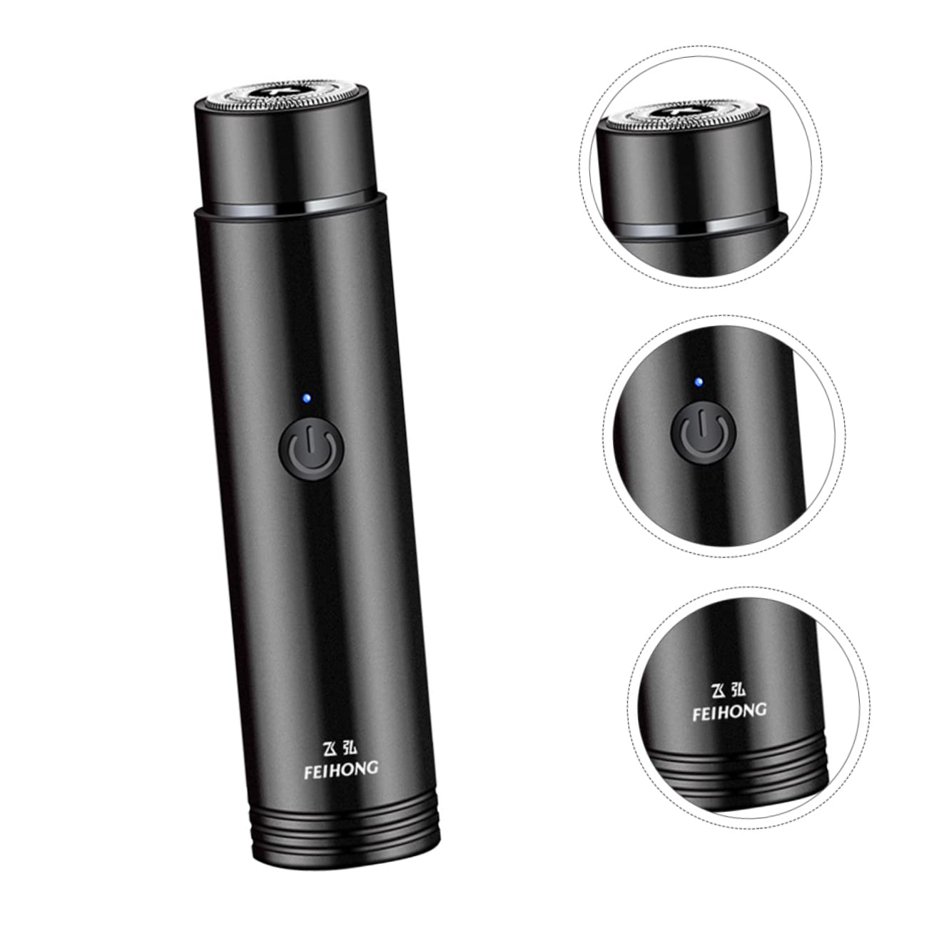 MerryHapy Rechargeable Mini Electric Razor for Men - Compact, Durable ABS Shaver with Easy Use - Perfect for Travel, Gym & Daily Grooming