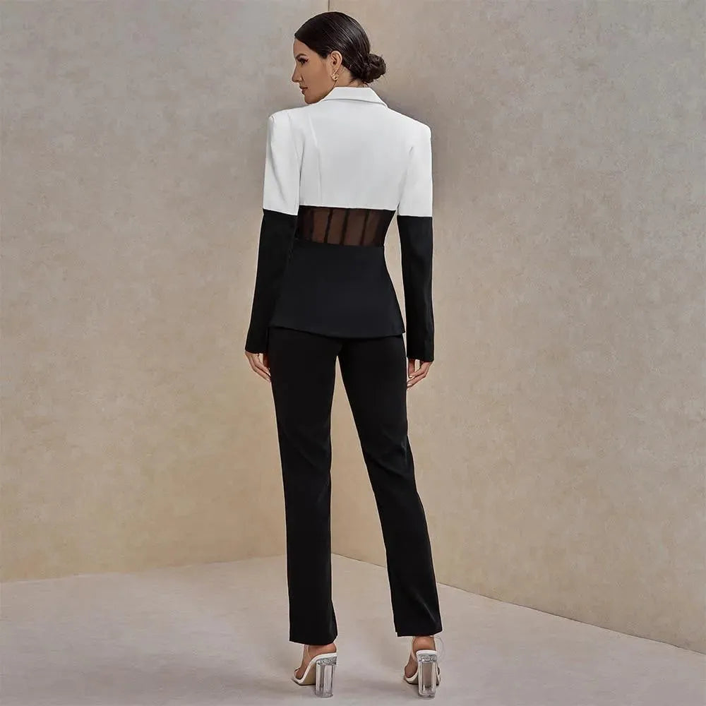 Women's Waist Cincher Pantsuit - Slimming Shapewear Bodysuit for Tummy Control & Hourglass Figure | Perfect for Work, Evening Outfits & Special Occasions