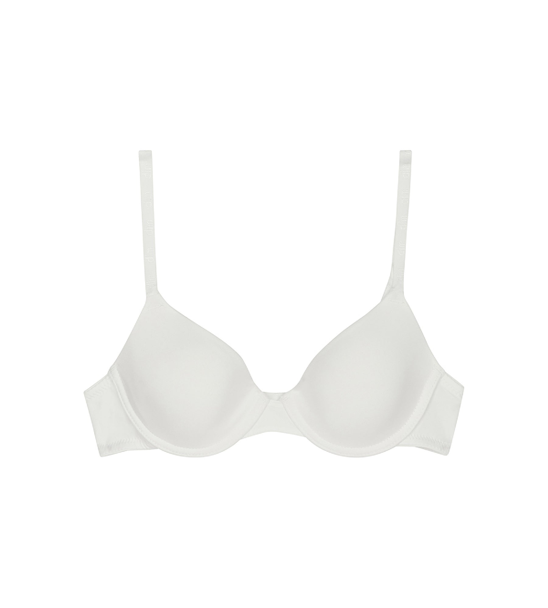 Dim Invisible White Shell Bra for Girls - Comfortable & Supportive Underwear for Everyday Wear, Sports & School Activities