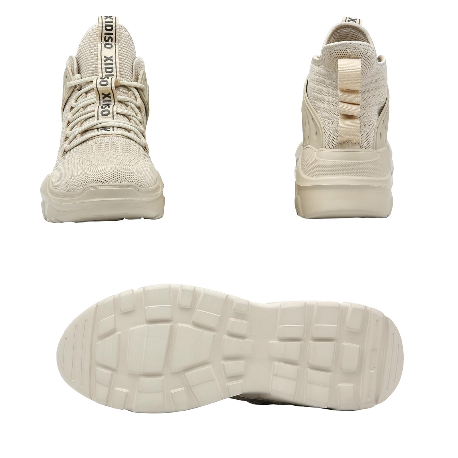 **SANNAX Men's High-Top Running Shoes - Lightweight Non-Slip Athletic Sneakers for Walking, Gym, Tennis & Casual Wear**