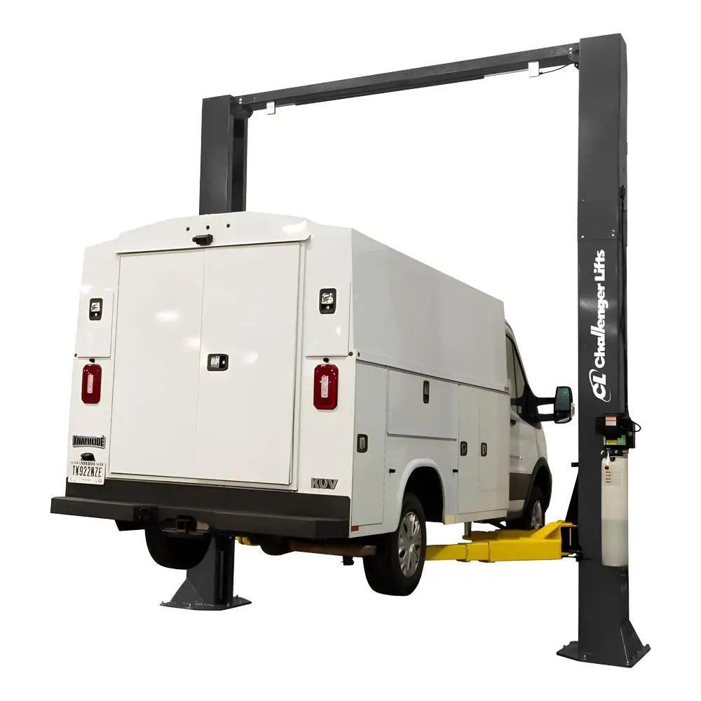 Challenger CL20 20K Heavy Duty Symmetric Two Post Car Lift for Auto Repair Shops & Garages - Perfect for Vehicle Maintenance and Tire Services