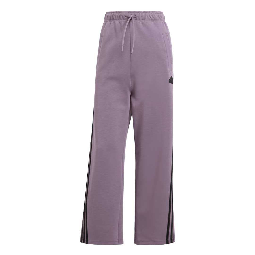 Adidas Women's Future Icons 3 Stripes Yoga Pants - High Waisted Athletic Lounge Pants for Running, Workout & Casual Wear (IM2452)