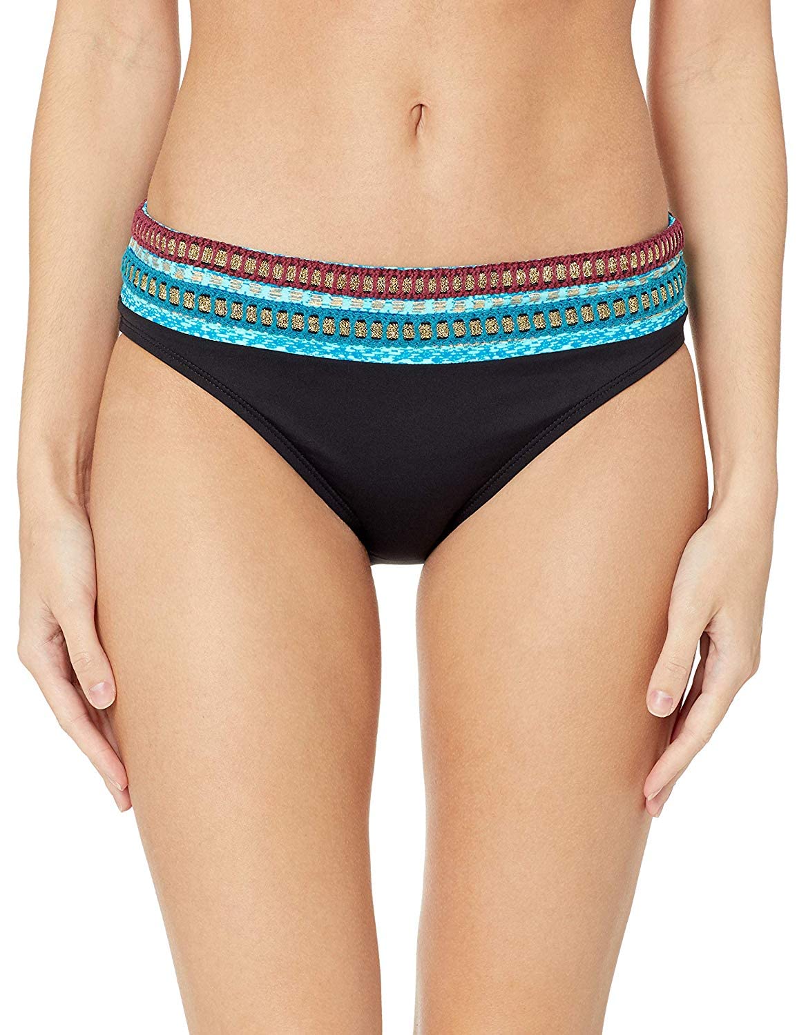 La Blanca Women's Banded Hipster Bikini Swimsuit Bottom - Comfortable Swimwear for Beach, Pool & Vacation | High Waisted & Adjustable Side Ties