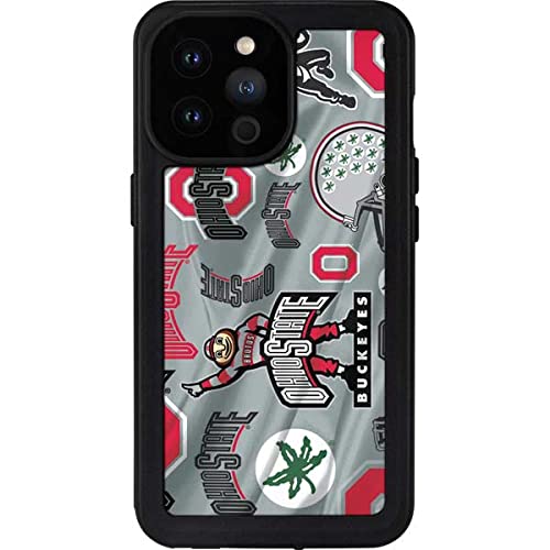Waterproof iPhone 13 Pro Max Case with Ohio State University Licensed Design - Durable Protection for Swimming, Beach & Outdoor Activities
