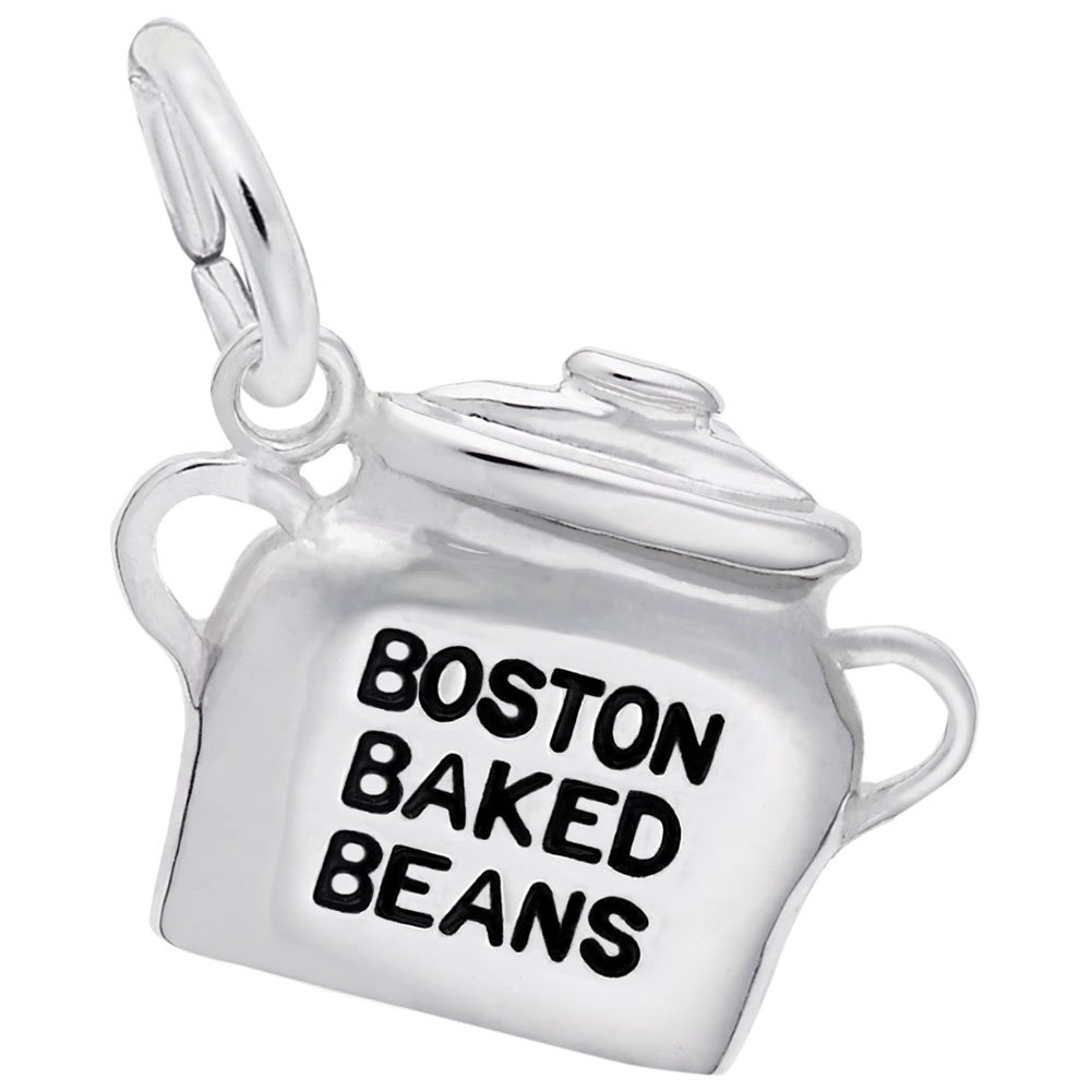 Baxley Jewelry Sterling Silver Food & Beverage Charm Pendant | Rembrandt Charms Collection for Bracelets & Necklaces | Perfect for Dining Out & Gift Giving