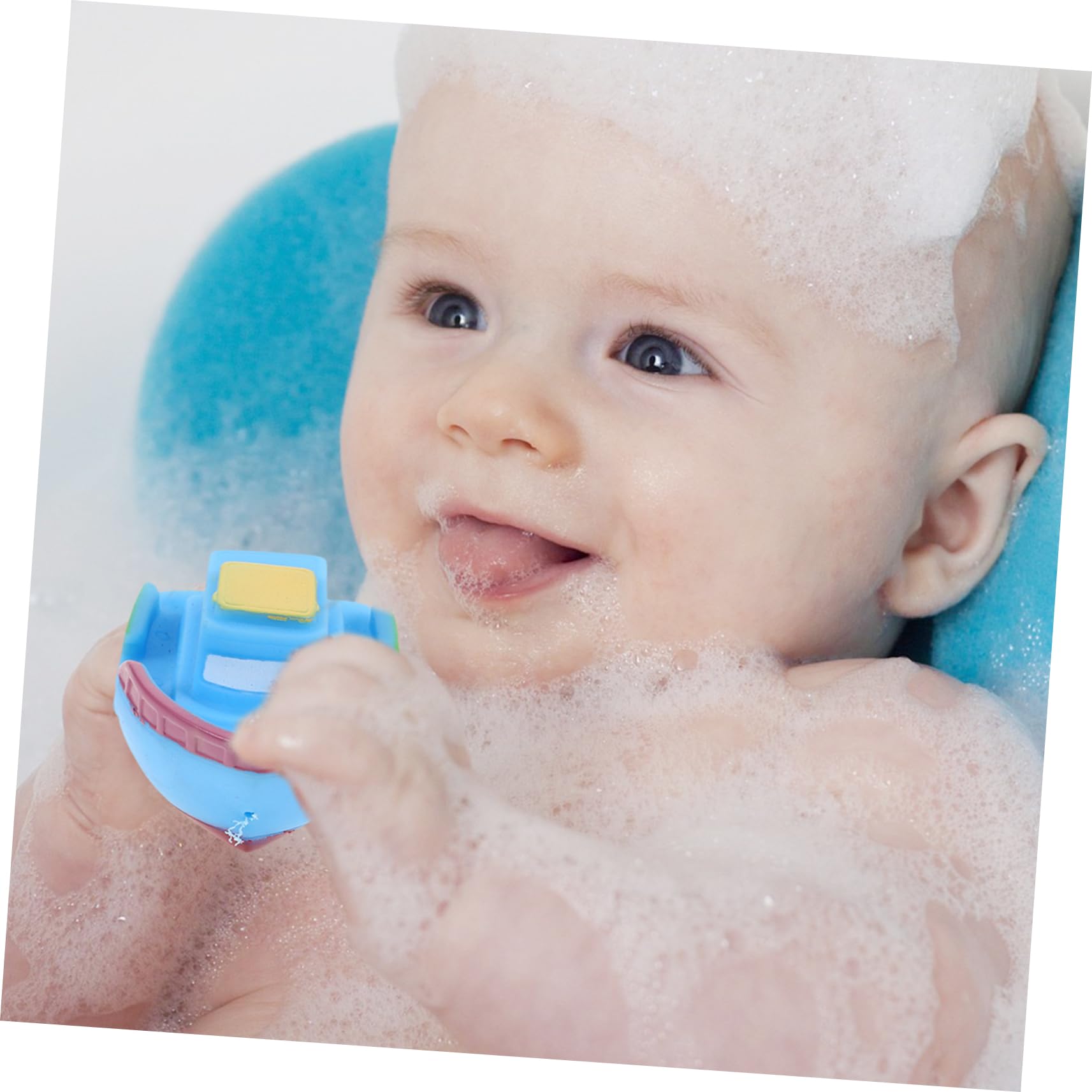 KOMBIUDA Early Education Bath Toys for Toddlers - Safe Vinyl Bathtub Toys for Kids, Fun Learning & Sensory Play During Bath Time