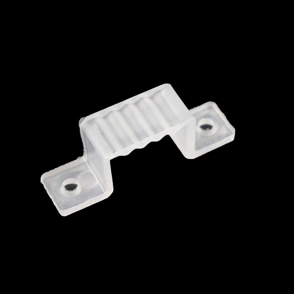 100pcs 10mm Silicone Mounting Clips Connectors for 5050/2835/3014 LED Strip Lights - Durable LED Fixing Tools for 220V Electrical Equipment (Perfect for Home, Office & Commercial Lighting Installations)