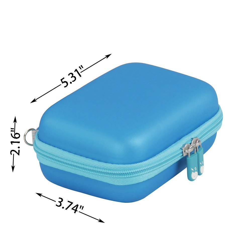 Hermitshell Hard EVA Travel Case for HP Sprocket Portable Photo Printer - Durable Protective Cover with Secure Fit (Blue) - Perfect for Travel, Home Storage & On-the-Go Printing