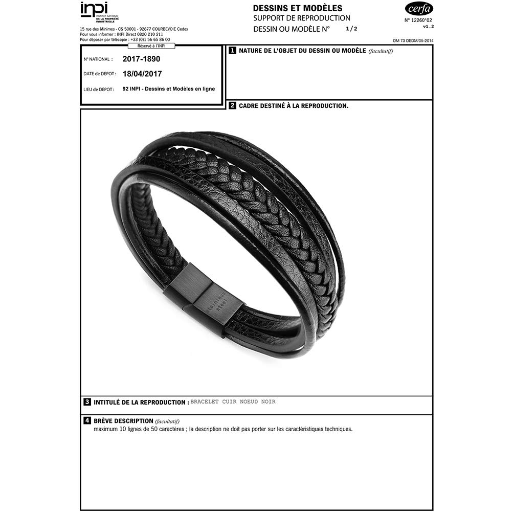 Murtoo Men's Leather Bracelet with Clasp - Genuine Cowhide Multi-Layer Braided Wristband for Men | Perfect for Casual Wear, Gifts & Outdoor Adventures