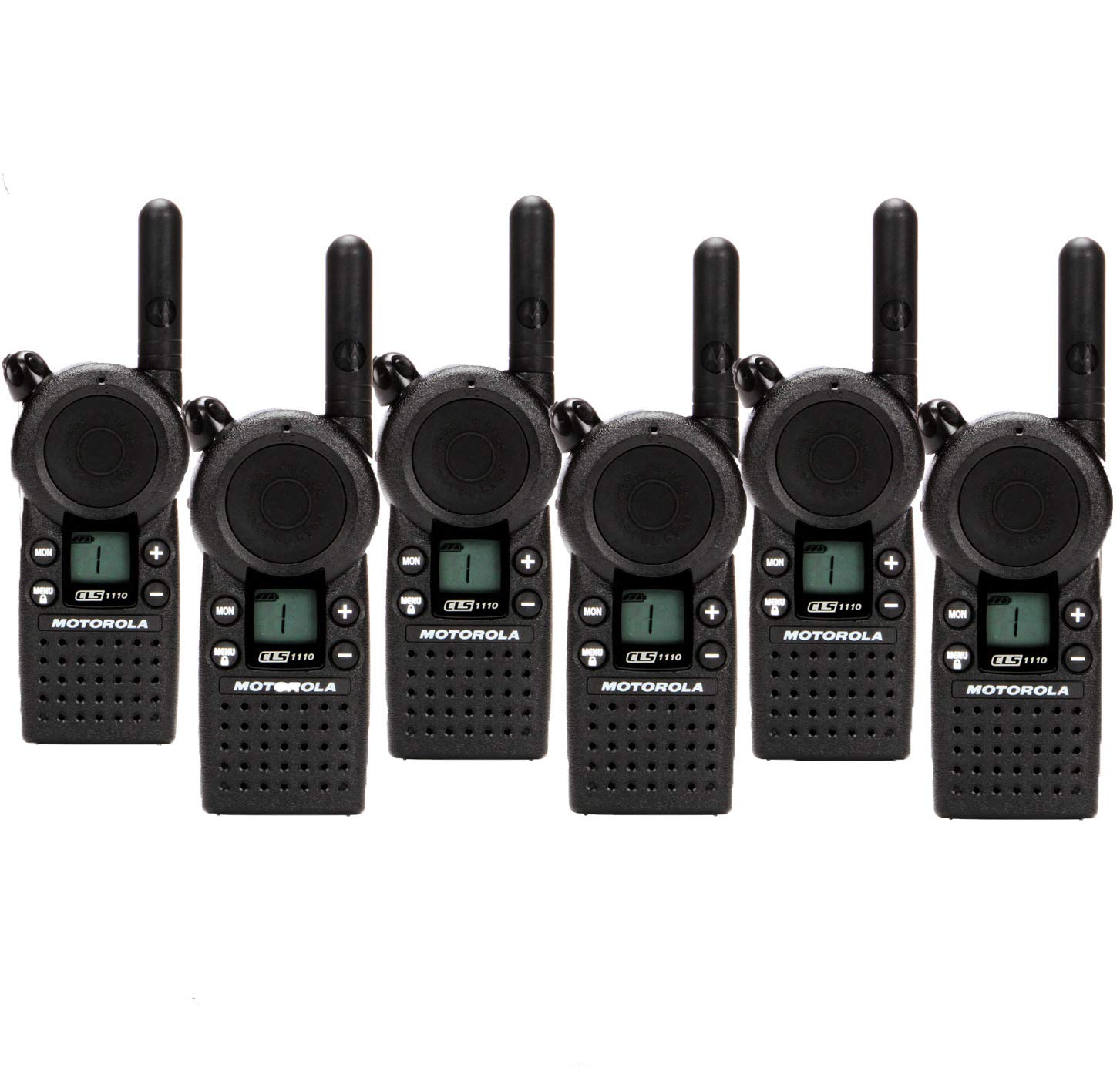 6 Pack Motorola CLS1110 Two Way Radios Walkie Talkies - Perfect for Outdoor Adventures, Construction Sites & Emergency Communication