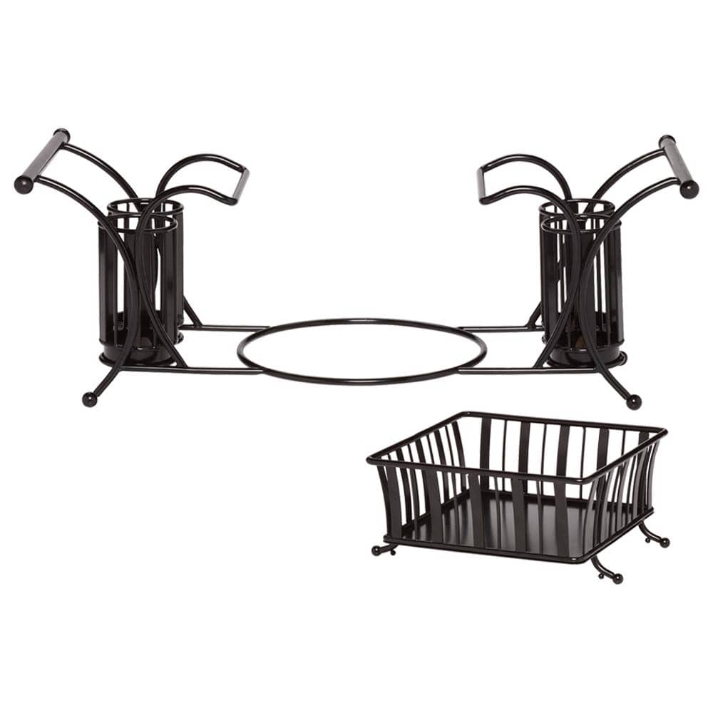 Hostess Buffet Storage Caddy - 3-Tier Rolling Serving Cart with Wheels for Kitchen, Dining Room, or Party Buffet - Perfect for Organizing Food, Drinks, and Utensils at Home Gatherings or Events