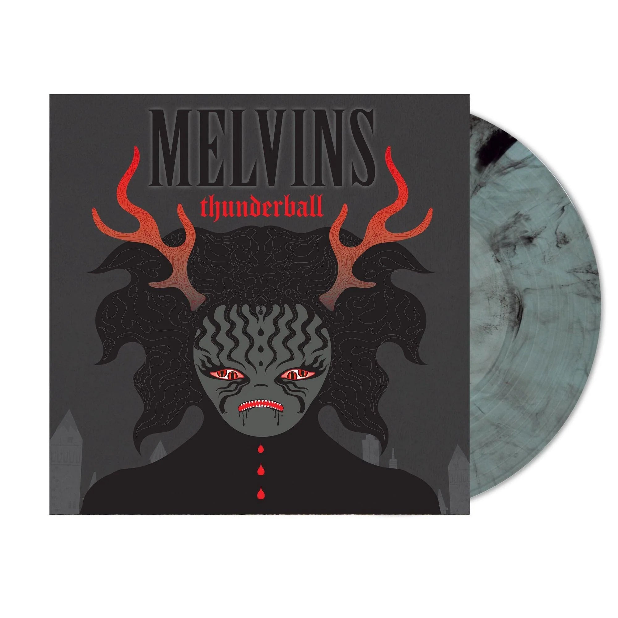 Melvins Thunderball Smoke Color Vinyl LP - Limited Edition Collectible Record for Music Lovers & Audiophiles - Perfect for Home Listening, Gifts & Vinyl Collections