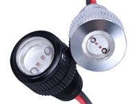 1W 11MM Black Aluminum Flush Mount LED Bolt - No Lens - Perfect for RVs, Boats, and Off-Road Vehicles Lighting