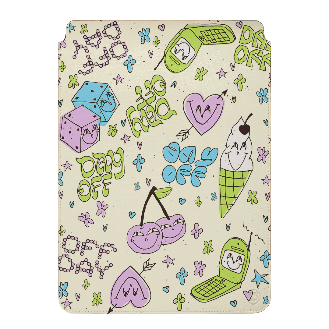 Lucky Dice Laptop & iPad Sleeve Case - Protective Cover for MacBook, iPad Pro, Air - Perfect for Work, School & Travel Accessories