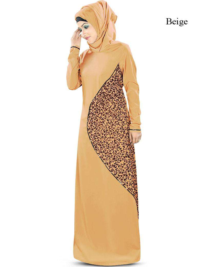 Elegant Muslim Abaya Dress for Women - Modest Islamic Prayer Gown - Perfect for Eid, Ramadan & Daily Wear