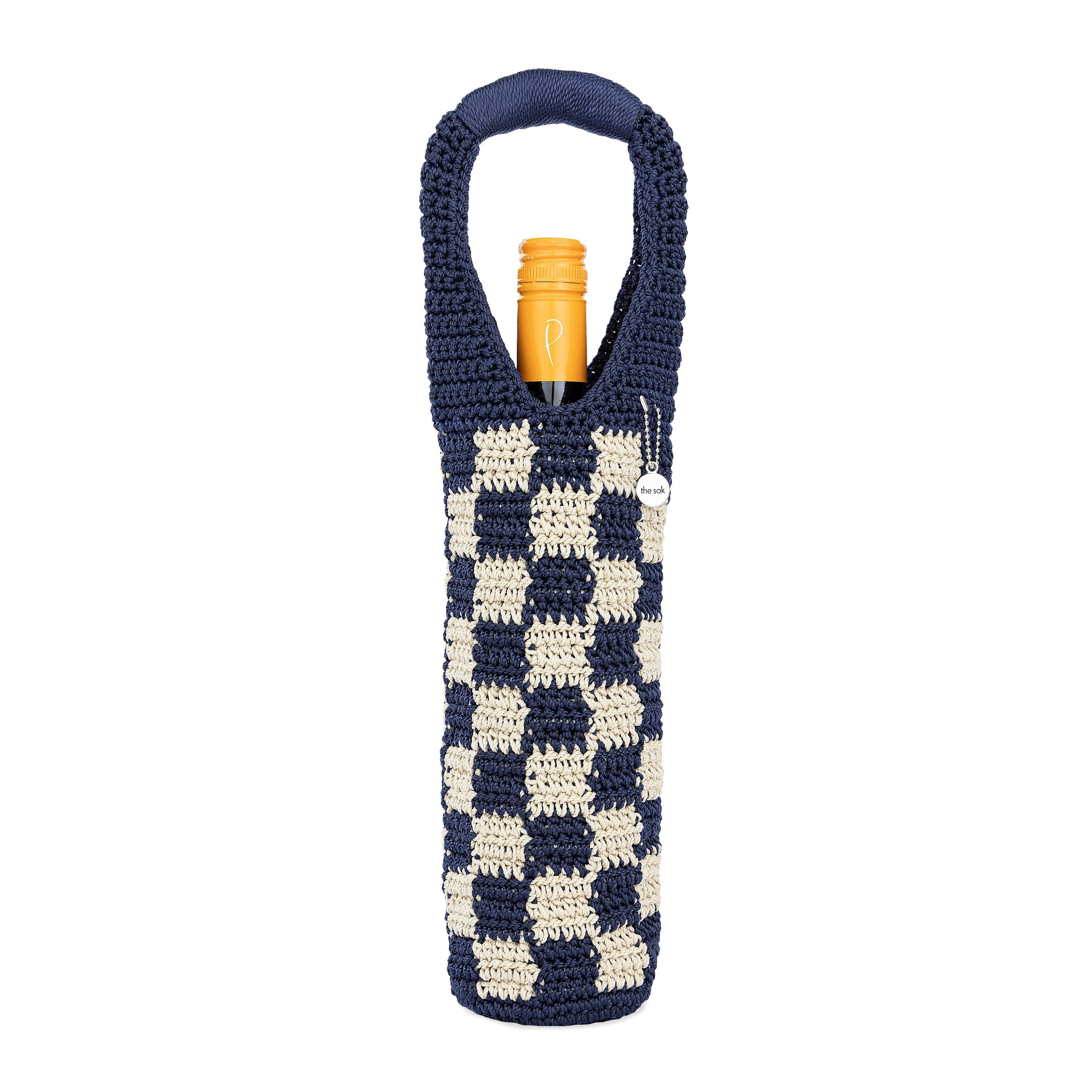 Hand Crochet - Denim Check