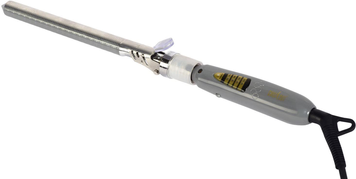 Ceramic Hair Curler for Women - Adjustable Temperature Styling Iron with Medium Barrel & Black Finish - Perfect for Salon-Quality Waves & Curls at Home