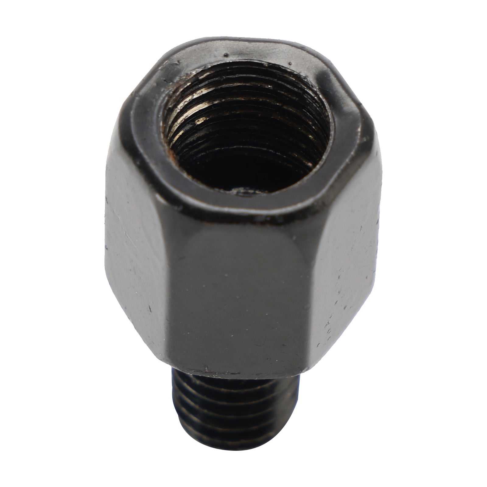 10x Motorcycle Mirror Adapters - 10mm to 8mm RH Thread Right Hand Turn Adapters for Harley, Honda, Yamaha - Perfect for Custom Bike Builds & Mirror Upgrades