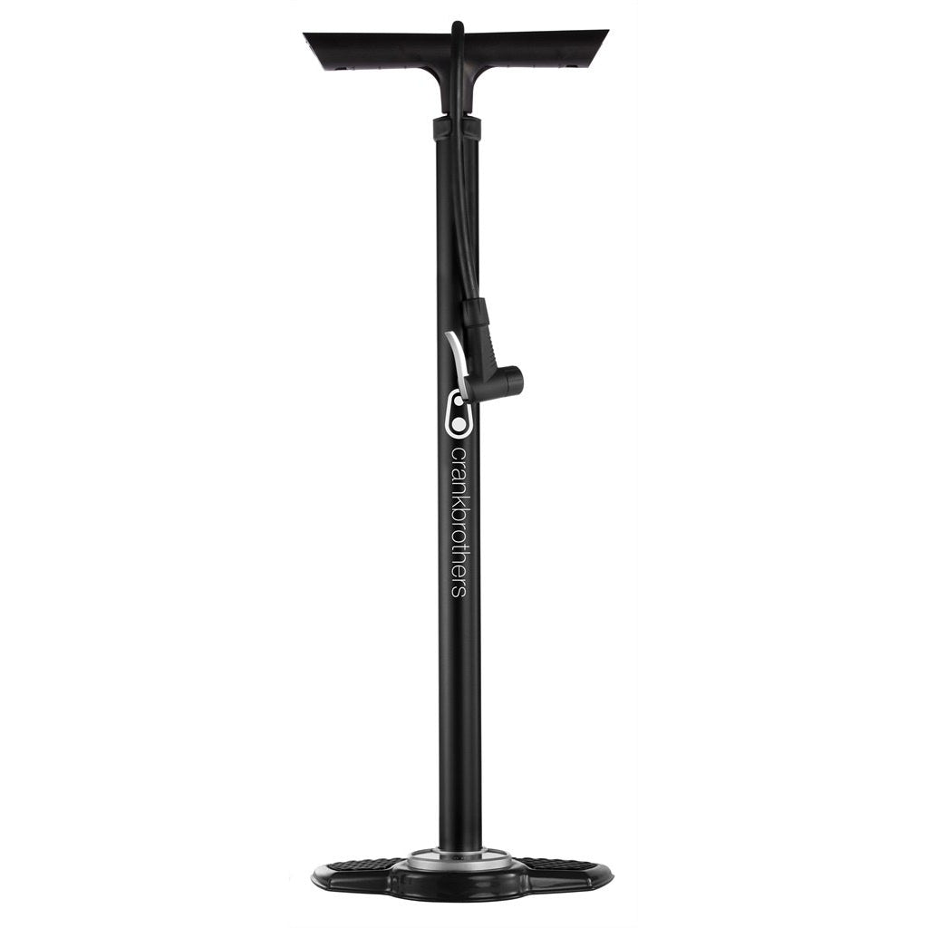 Crank Brothers Sapphire High Pressure Floor Pump for Bicycle Tires - Perfect for Road Bikes, MTB & Hybrid Bikes at Home or Bike Shop