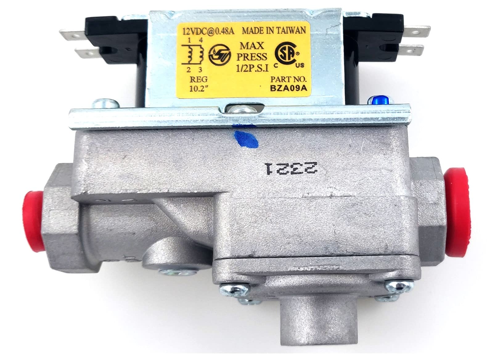 Replacement Gas Valve for Suburban 161123 RV Furnace Heater - Compatible with NT Models - Perfect for RV Heating System Repair & Maintenance
