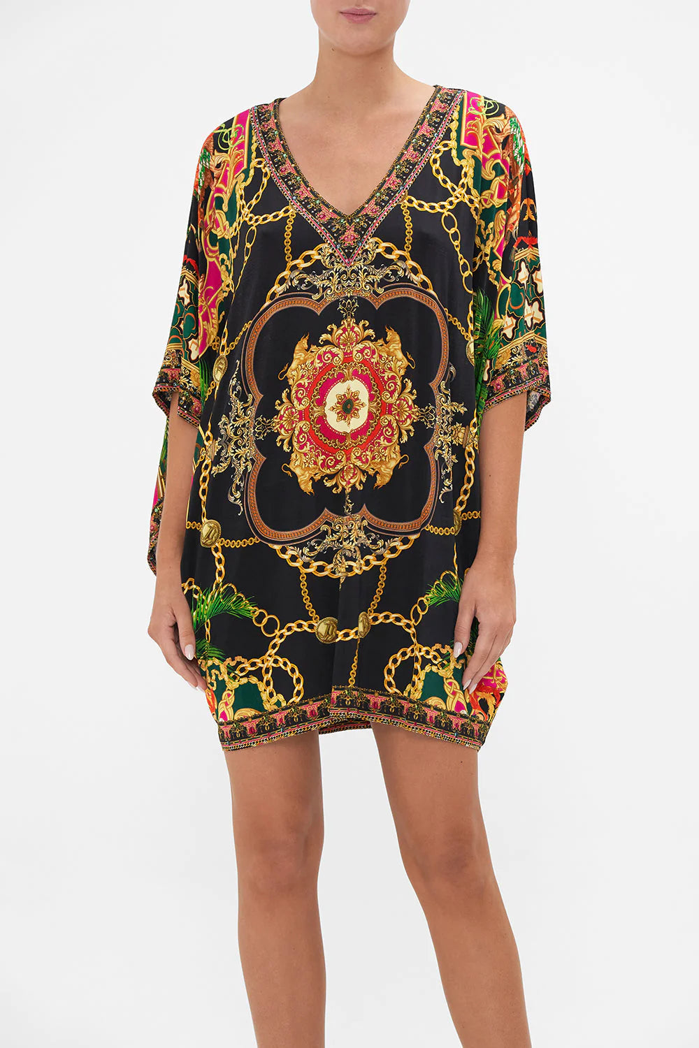 Elegant Bat Sleeve Dress for Women - Flowy Boho Chic Maxi Dress with Unique Sleeve Design | Perfect for Parties, Weddings & Date Nights