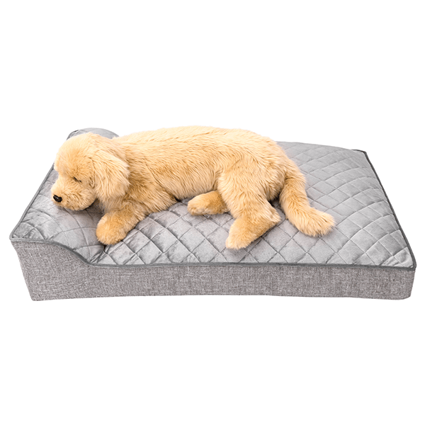Premium Orthopedic Memory Foam Dog Bed - Good Dog Deluxe Pet Lounger for Large & Medium Dogs - Supportive Comfort for Joint Pain Relief - Perfect for Living Room, Bedroom & Crate Use