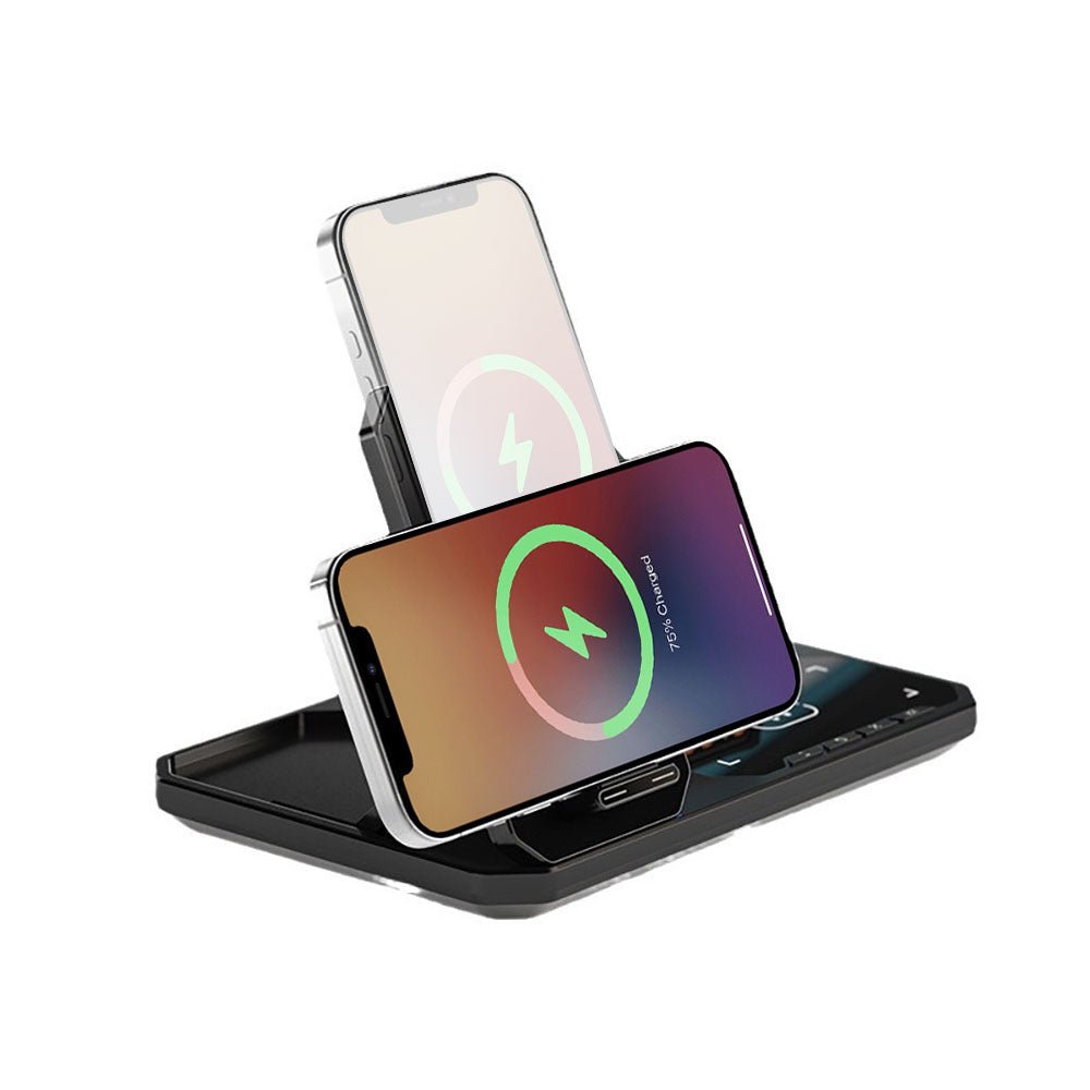 ChargeHive 6-in-1 Wireless Charging Station for iPhone, Samsung, AirPods & Smartwatches - Fast Qi-Certified Charging Pad for Home, Office & Nightstand