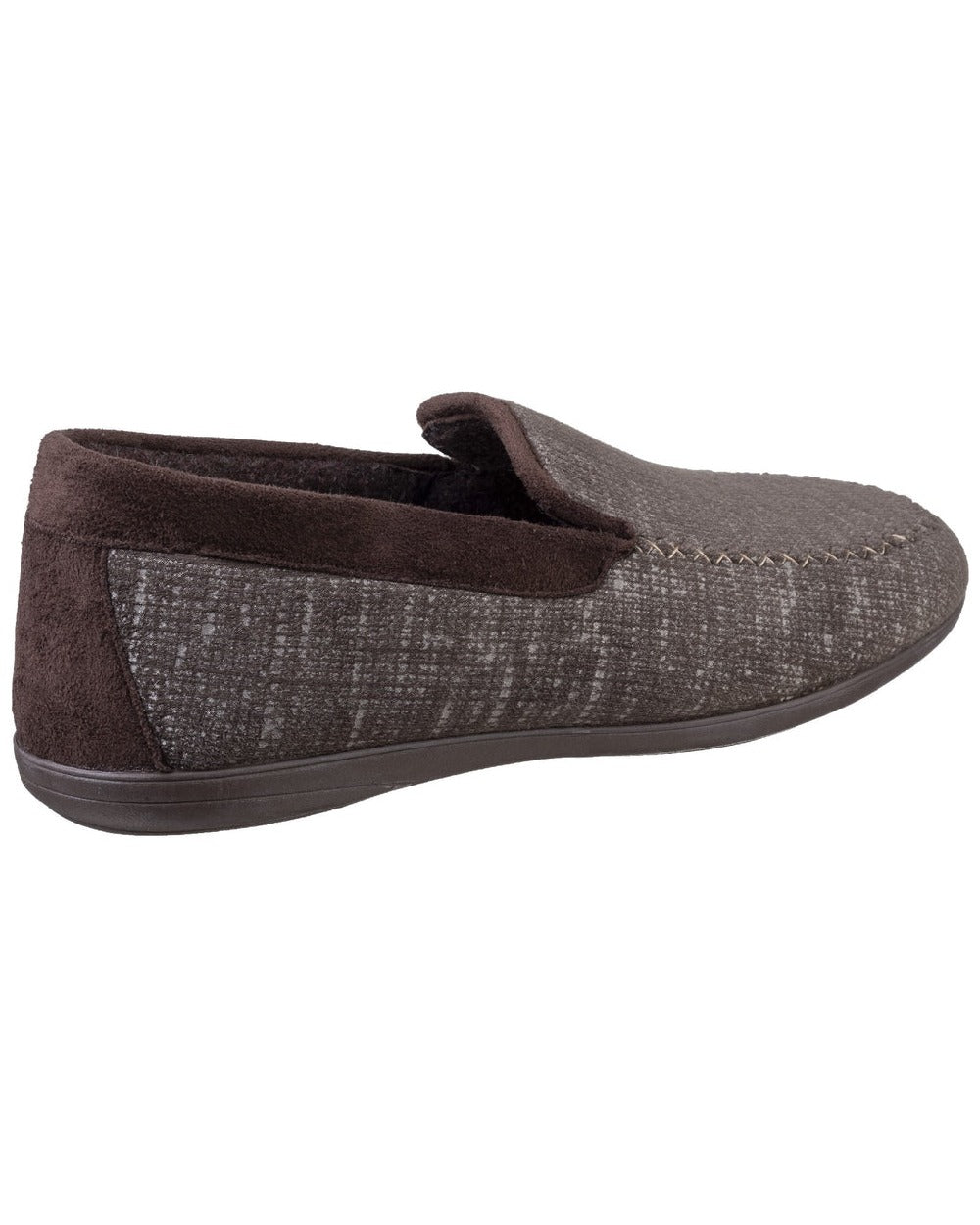 Cotswold Men's Stanley Loafer Slippers - Comfortable Leather House Shoes for Indoor & Outdoor Wear - Perfect for Home, Office, and Casual Outings