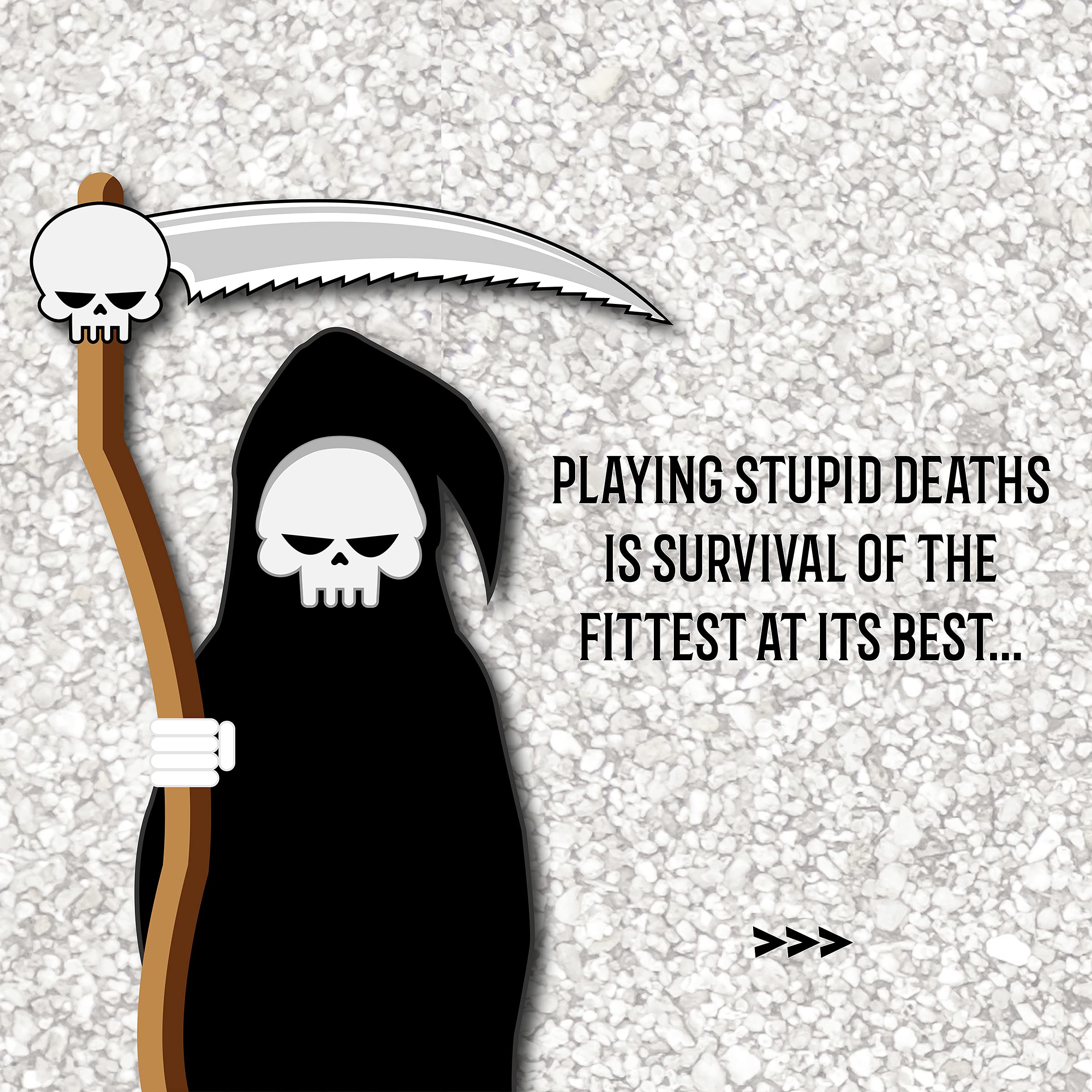 Stupid Deaths Party Game for Adults & Teens - Fun Trivia for Game Nights