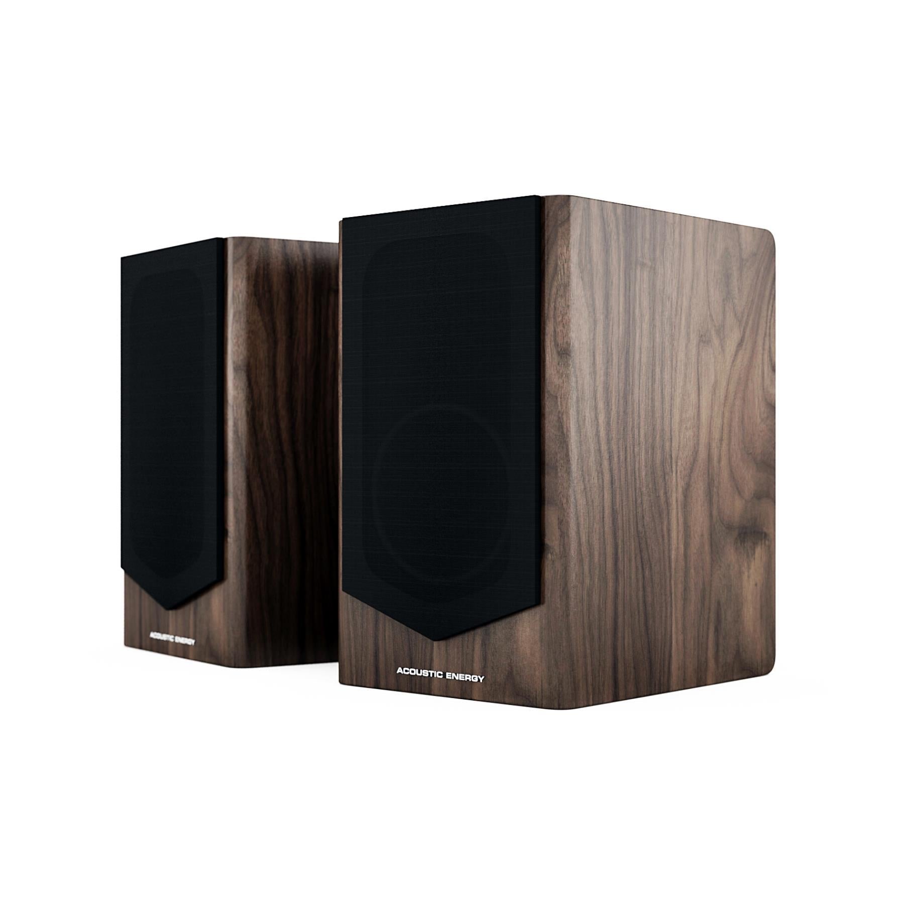 Acoustic Energy AE500 Compact Stand Mount Loudspeaker - High-Fidelity Bookshelf Speakers for Home Audio, Music & Movie Theater Systems