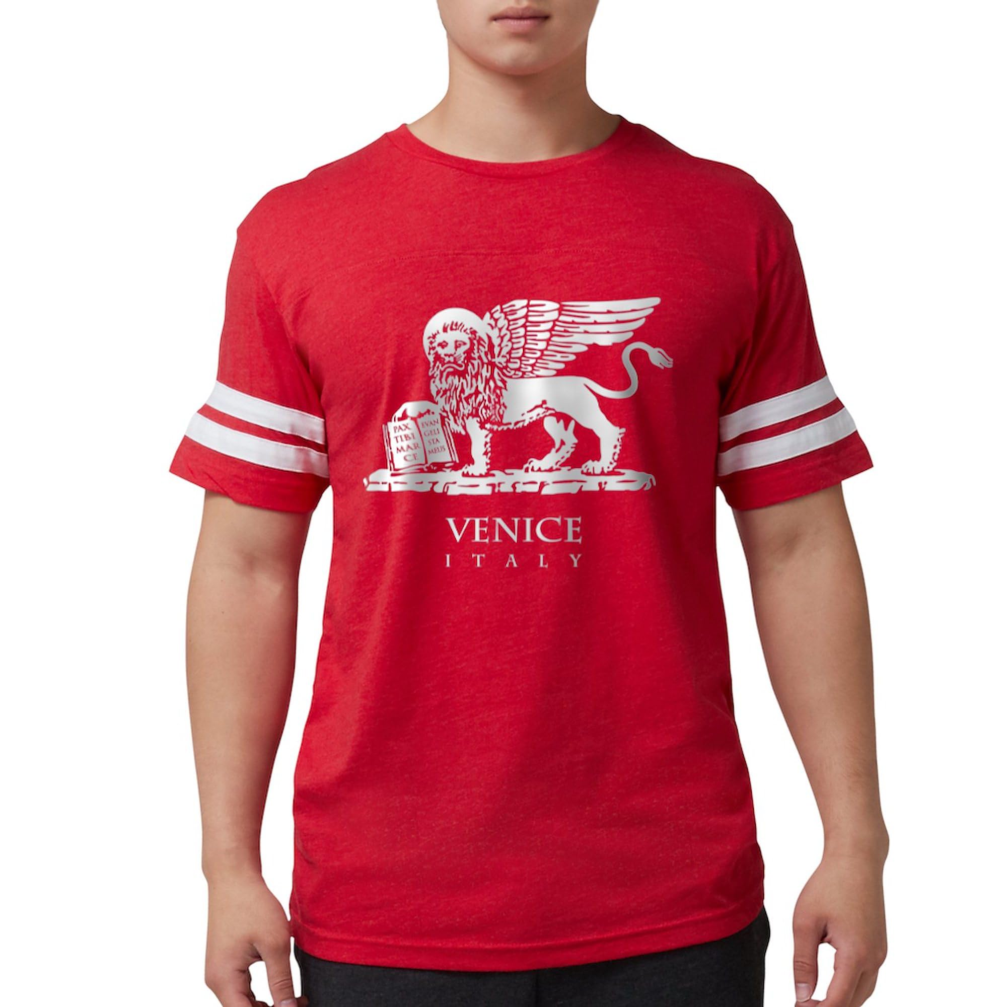 Venetian Lion Football T-Shirt for Men - Vintage Style Graphic Tee - Perfect for Game Day, Casual Wear & Fan Gifts