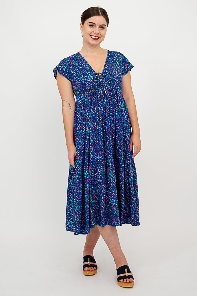 Julie Dress - Elegant Women's Floral Summer Dress | Perfect for Casual Outings, Parties & Date Nights