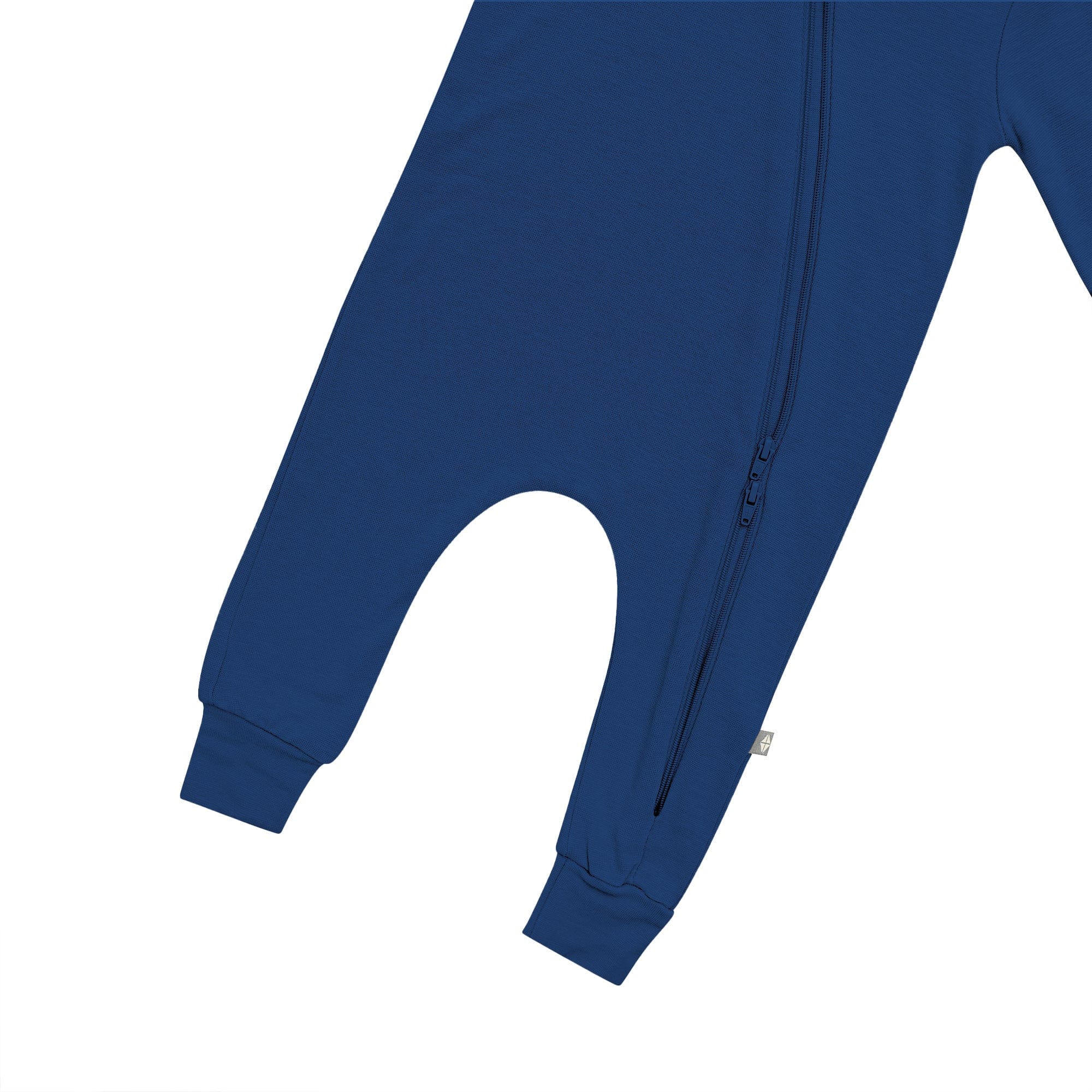 Bamboo Jersey Hooded Zippered Romper in Tahoe - Soft & Comfortable Baby Jumpsuit for Playtime & Outdoor Adventures