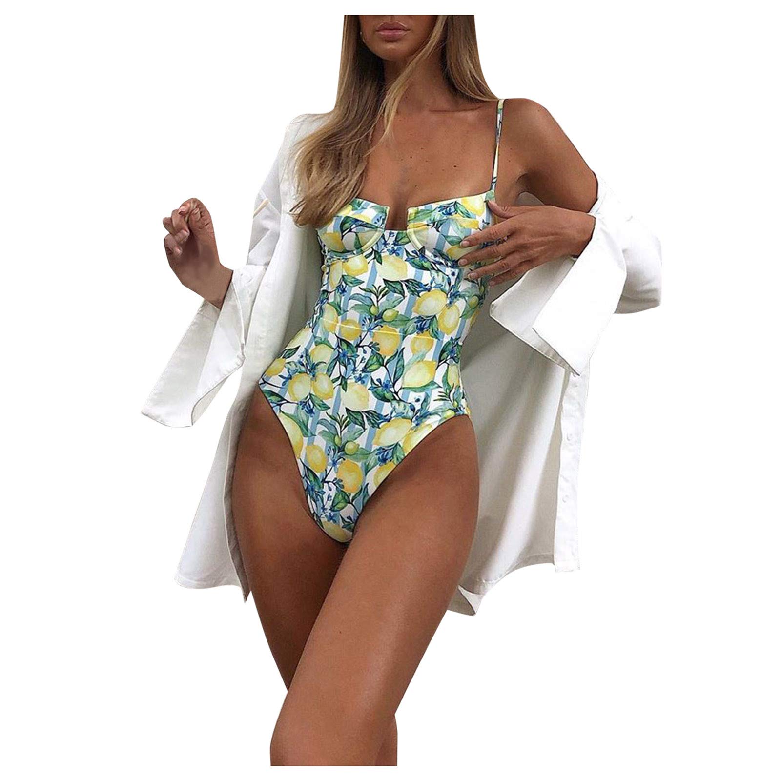 Xiloccer Women's Swimsuits - Sexy Bikini & One Piece Bathing Suits | Leopard Print Beachwear with Cover Up | Perfect for Pool, Beach Vacation & Summer Water Activities