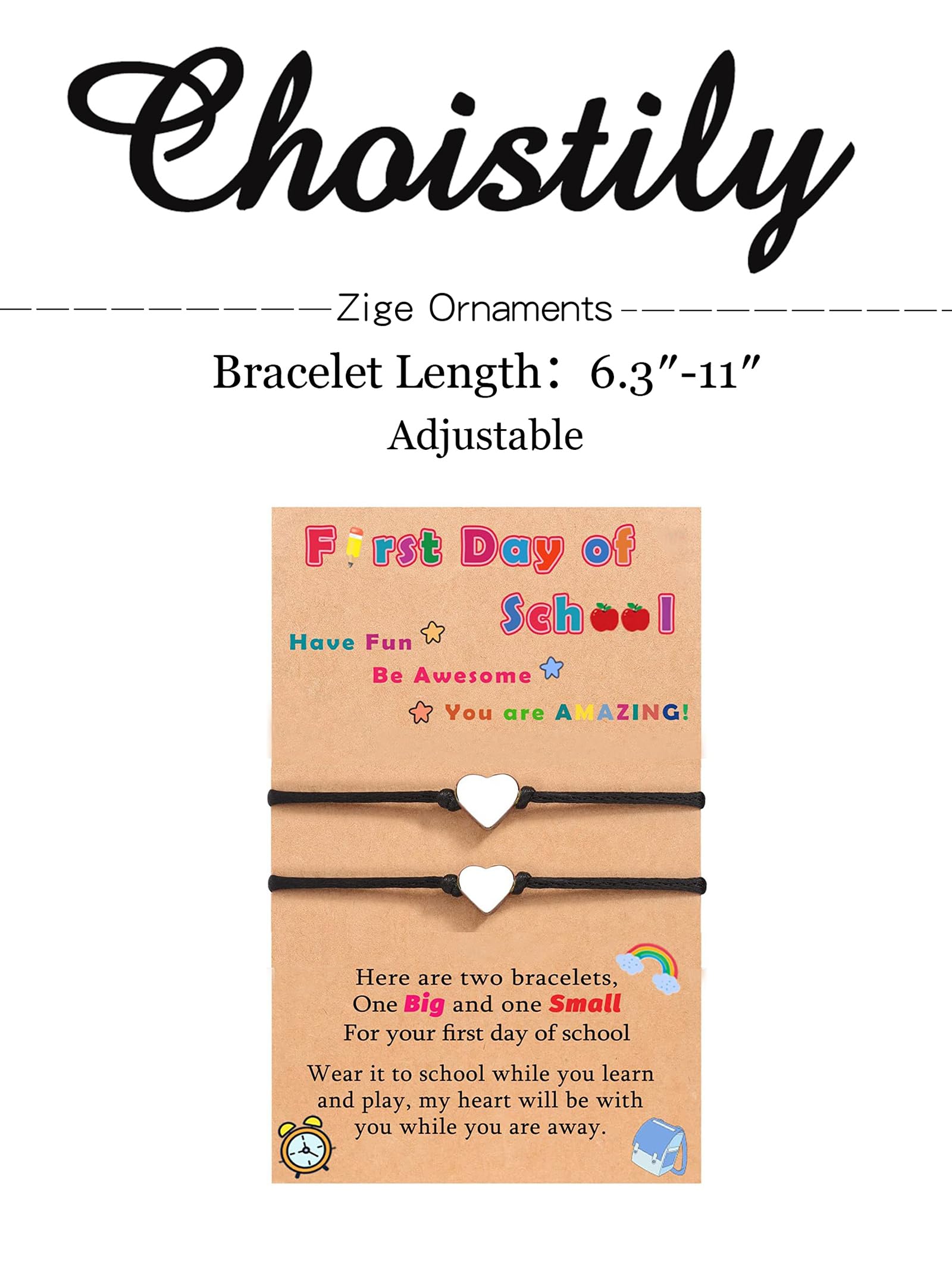 Stylish Matching Mother Daughter Bracelet Set - Heartwarming Christmas Gift for Mom & Daughter - Perfect Stocking Stuffer, Birthday Present & Family Keepsake Jewelry for Special Occasions