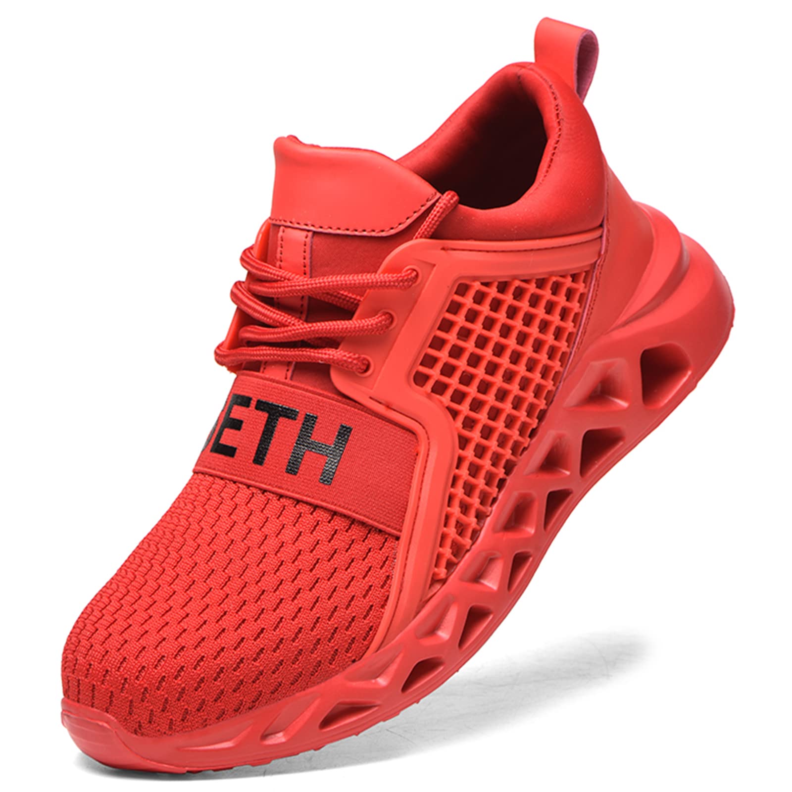 Steel Toe Work Boots for Men & Women - Lightweight Safety Shoes with Comfortable Design for Construction & Industrial Use | Durable Steel Toe Cap Sneakers for Work Safety