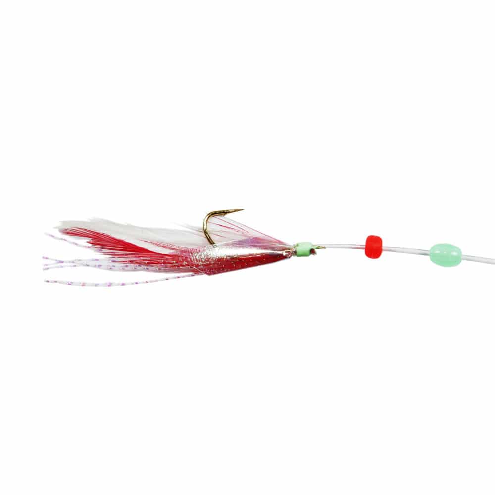 Premium Ahi USA Rainbow Flasher Sabiki Rigs - Saltwater Fishing Lures for Tuna, Mackerel & More - Perfect for Pier, Boat & Deep Sea Fishing
