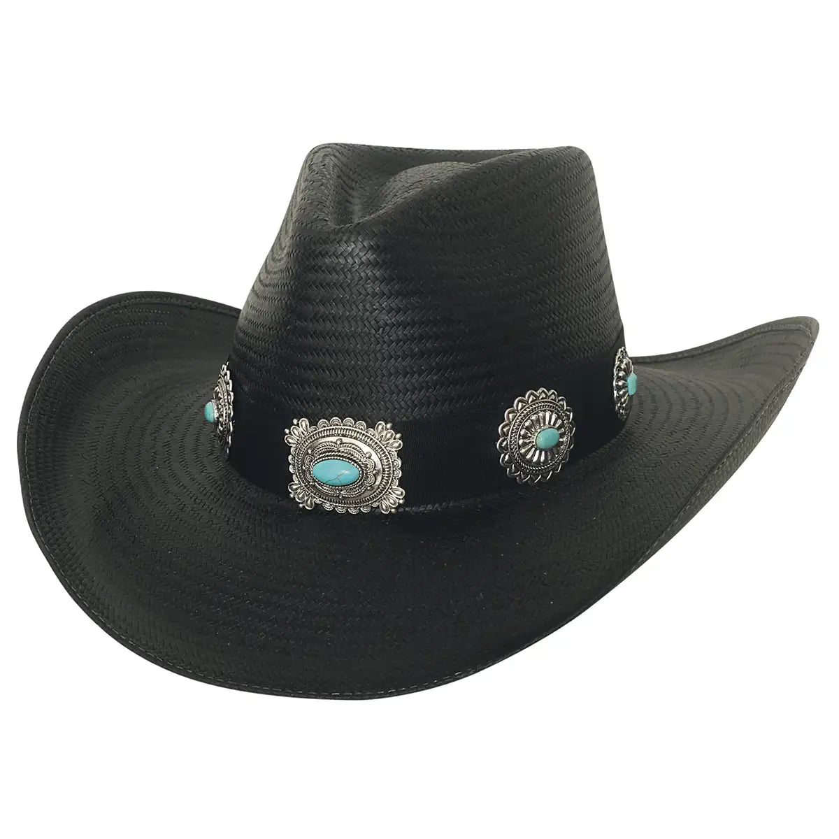 Bullhide 'A Night to Shine' Shantung Panama Straw Cowgirl Hat - Western Fashion for Rodeo, Country Music Festivals & Summer Outdoor Events