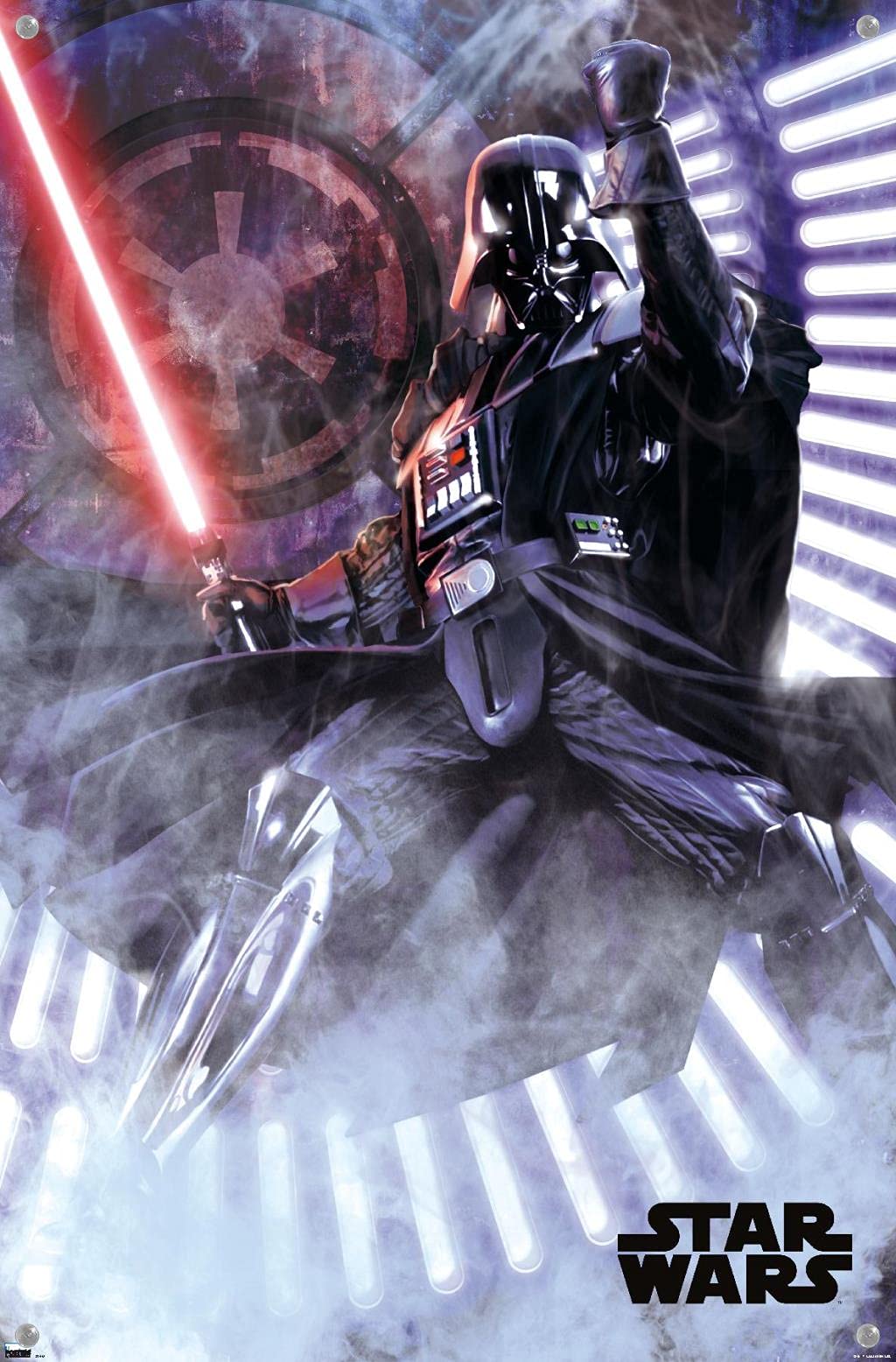 Star Wars: A New Hope - Darth Vader Wall Poster with Push Pins | Premium Movie Decor for Bedroom, Office & Game Room | Perfect Gift for Fans