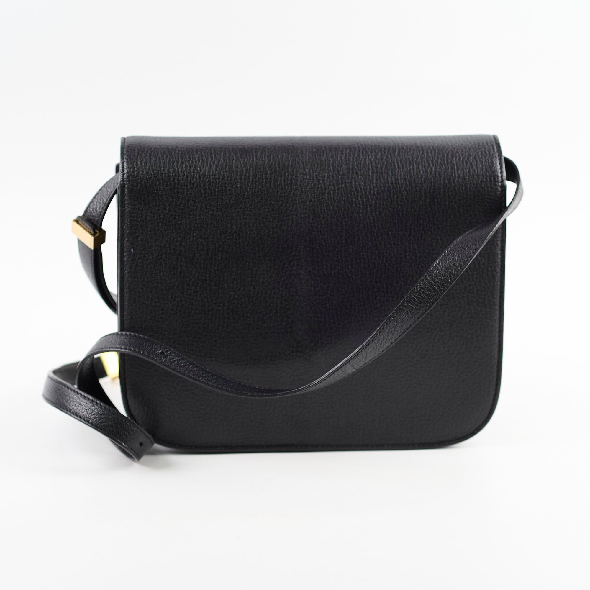 Celine Medium Classic Box Bag in Black | Luxury Leather Crossbody Handbag for Women | Perfect for Work, Travel & Evening Events